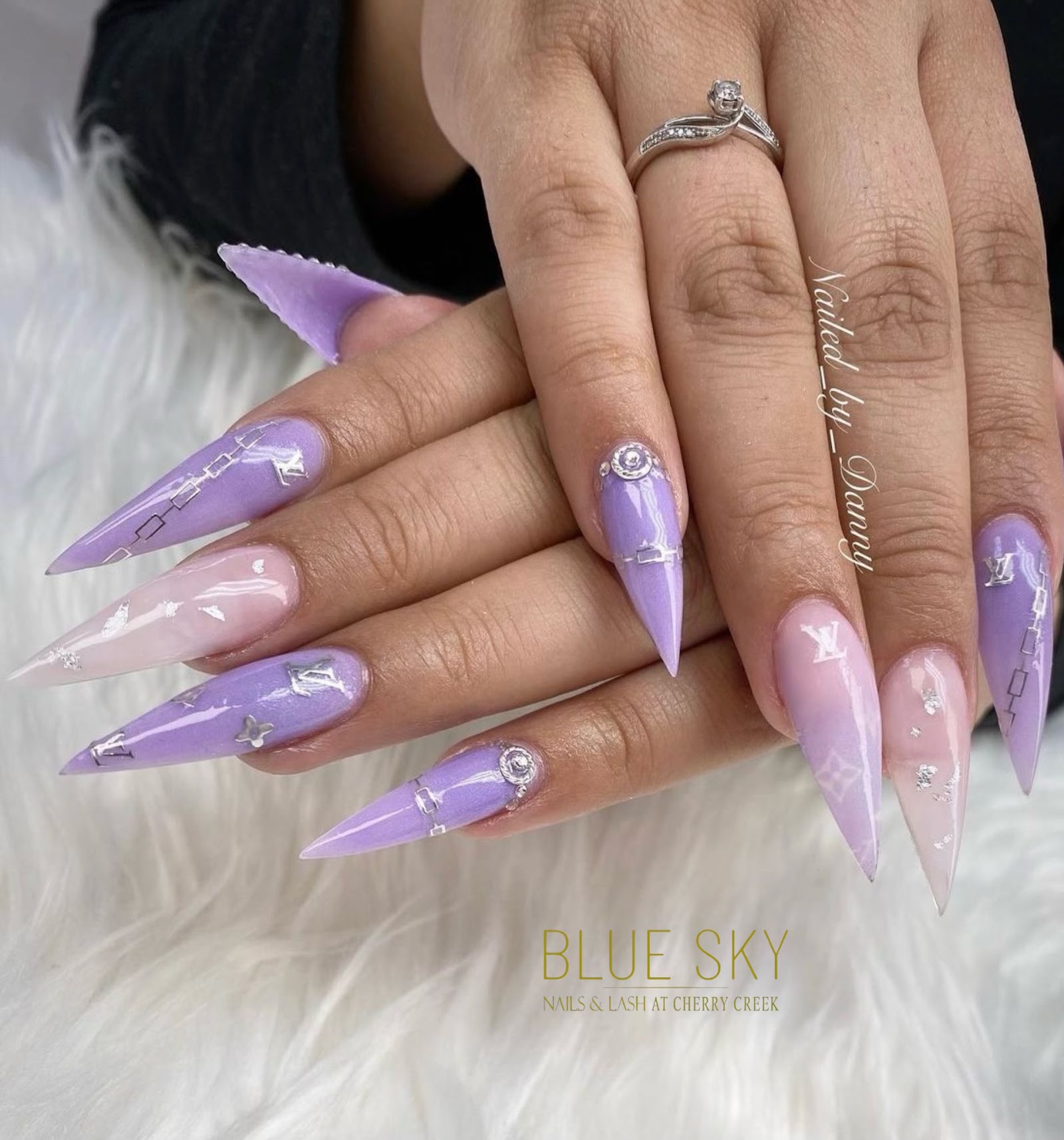 Blue Sky Nails & Lash Cherry Creek nail work in Glendale, Colorado